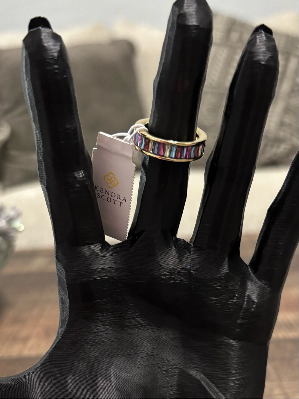 Kendra Scott Multicolor Crystal Band Ring - Picture 6 of 10